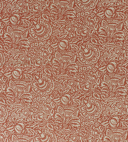 Gardyne Fabric by James Hare Terracotta