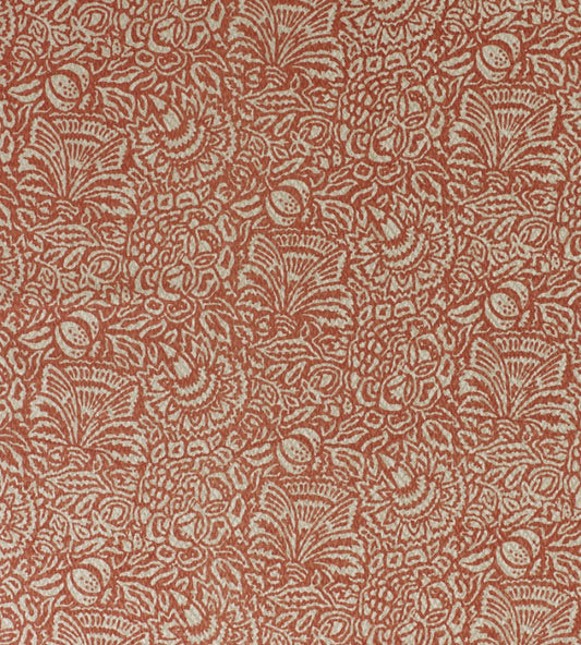 Gardyne Fabric by James Hare Terracotta