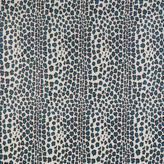 Leopardo Fabric by Gaston y Daniela in Azul