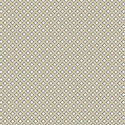 Trellis Fabric by Gaston y Daniela in Beige/Negro