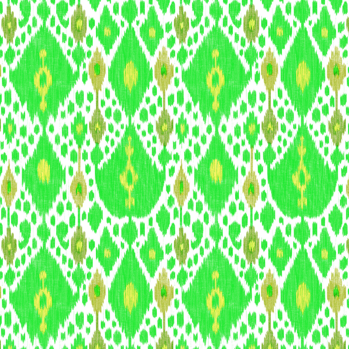 Ikat Fabric by Gaston y Daniela in Verde