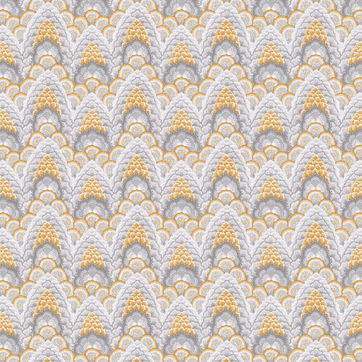 Ganges Fabric by Gaston y Daniela in Ocre