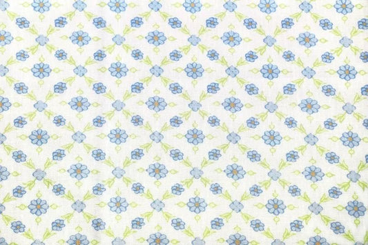 Genevieve Fabric by Betsy Textiles in Azur & Kiwi