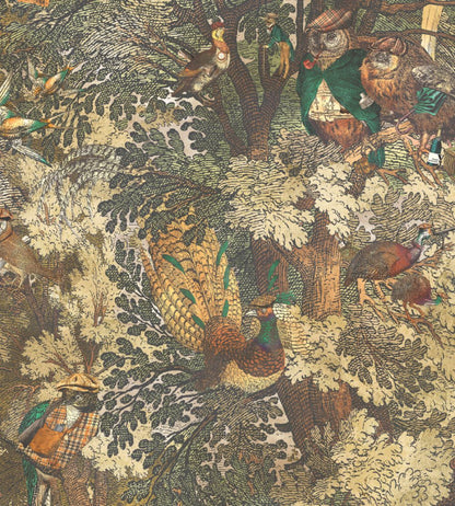 Gentlemen Birds Wallpaper by Brand McKenzie Autumn