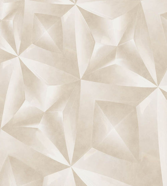 Geo Diamond Mural by Eijffinger Beige/Sand