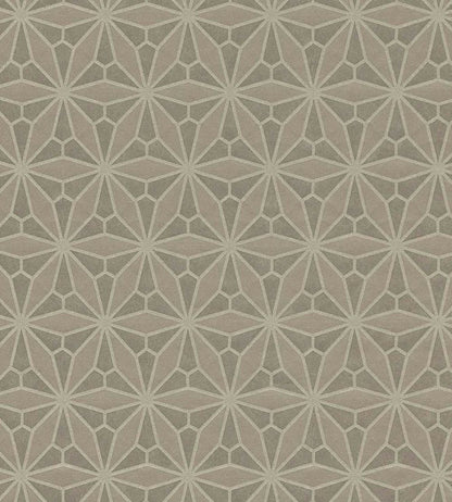 Geo Floral Wallpaper by Eijffinger Brown/Taupe