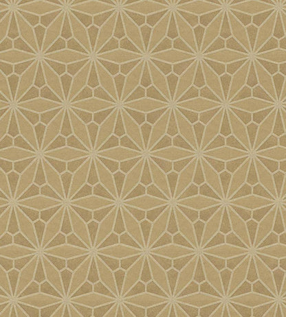 Geo Floral Wallpaper by Eijffinger Gold