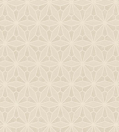 Geo Floral Wallpaper by Eijffinger White/Cream