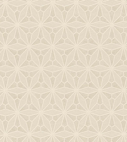 Geo Floral Wallpaper by Eijffinger White/Cream