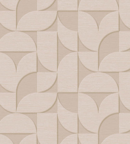 Geometric Arches Wallpaper by Eijffinger Neutral
