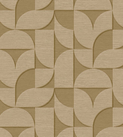 Geometric Arches Wallpaper by Eijffinger Sand