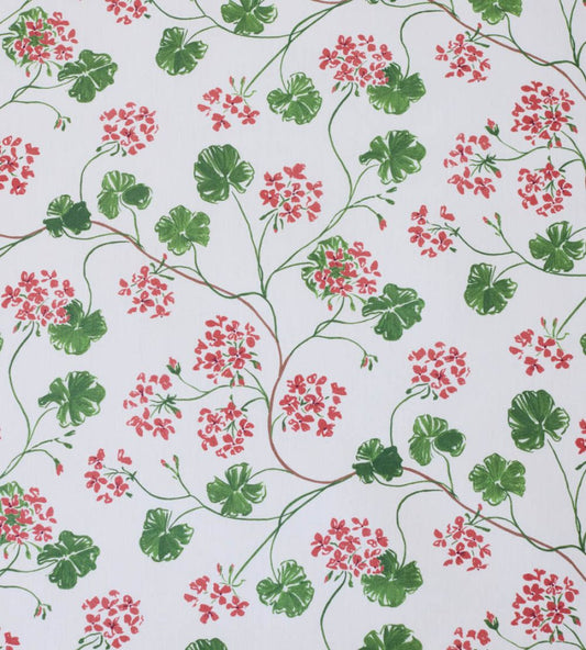 Geraniums Fabric by Sophie Harpley Original