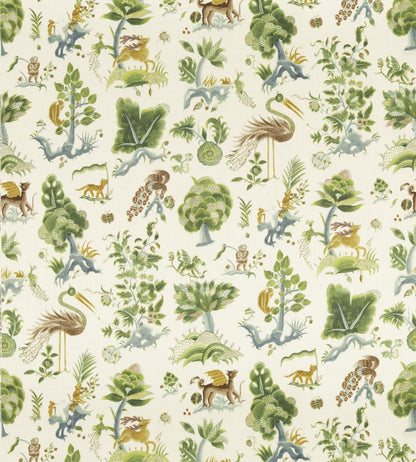Gertrude Fabric by GP & J Baker Emerald/Blue