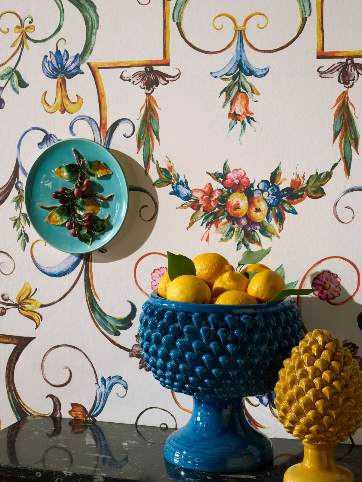 Giardino Wallpaper by Pierre Frey shown in a room setting (view 2)