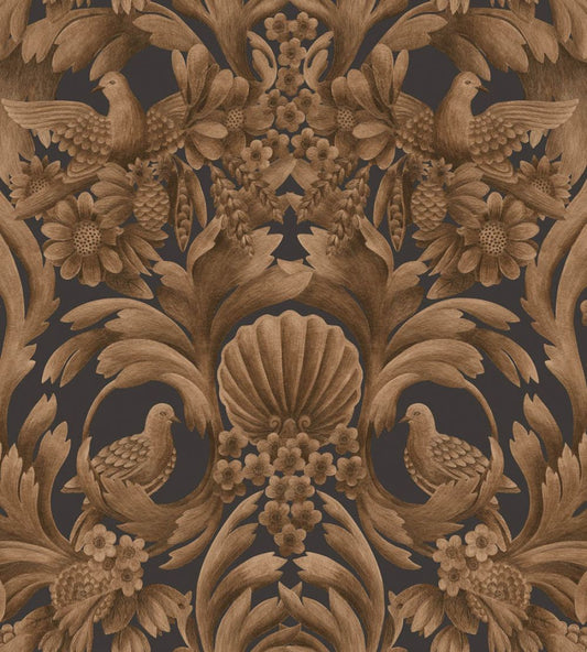 Gibbons Carving Wallpaper by Cole & Son Bronze