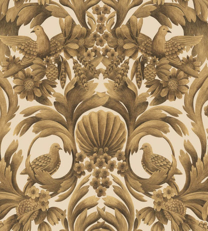 Gibbons Carving Wallpaper by Cole & Son Gold