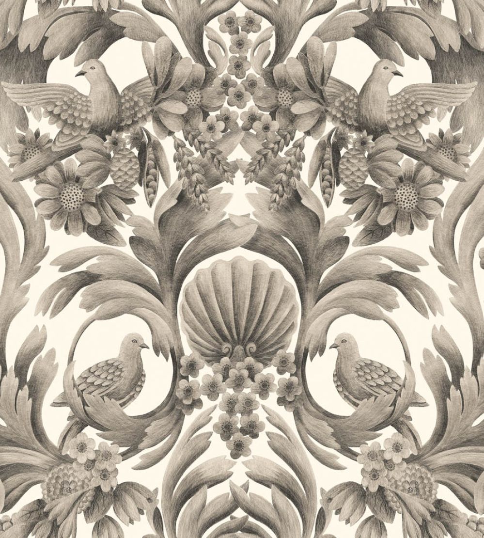 Gibbons Carving Wallpaper by Cole & Son Soot