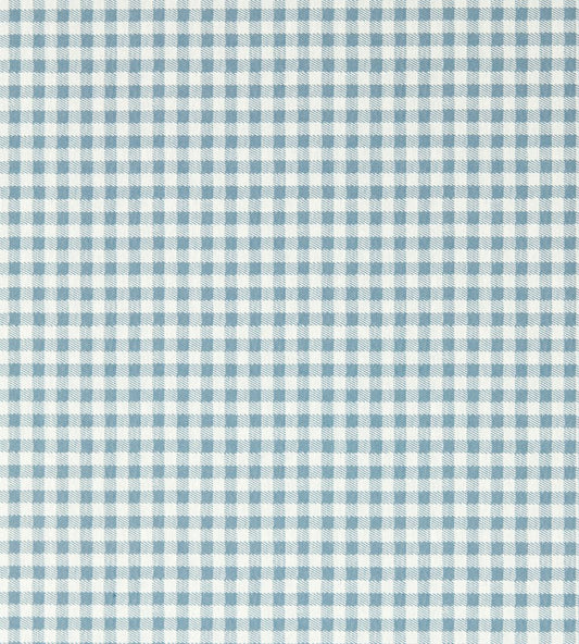 Gingham Wallpaper by Sanderson Picnic Blue