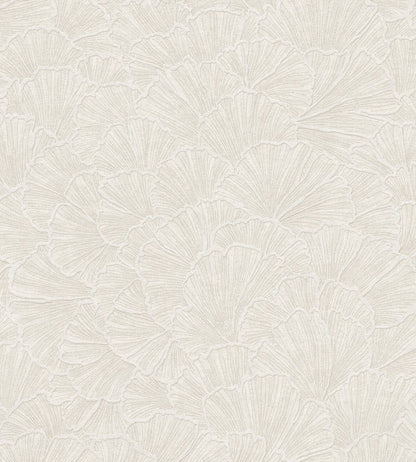 Ginkgo Wallpaper by Eijffinger White/Cream