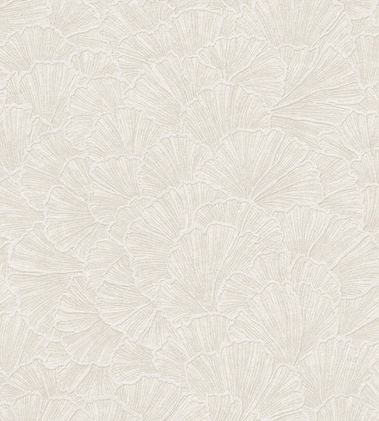 Ginkgo Wallpaper by Eijffinger White/Cream