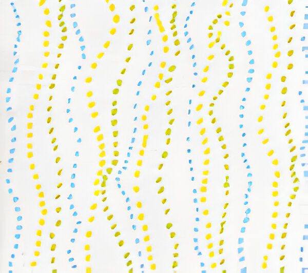 Ginza Inca Aqua Jungle fabric by China Seas