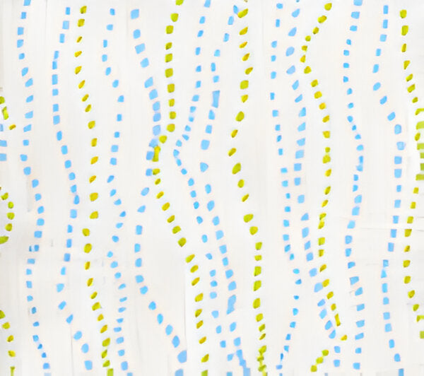Ginza Blues Jungle fabric by China Seas