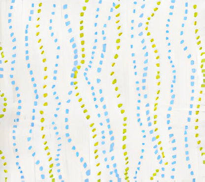 Ginza Blues Jungle fabric by China Seas