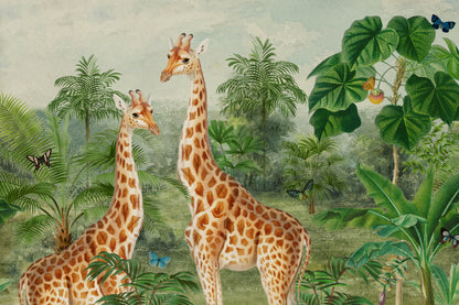 Giraffa Original mural by Hovia