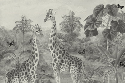 Giraffa Grey mural by Hovia