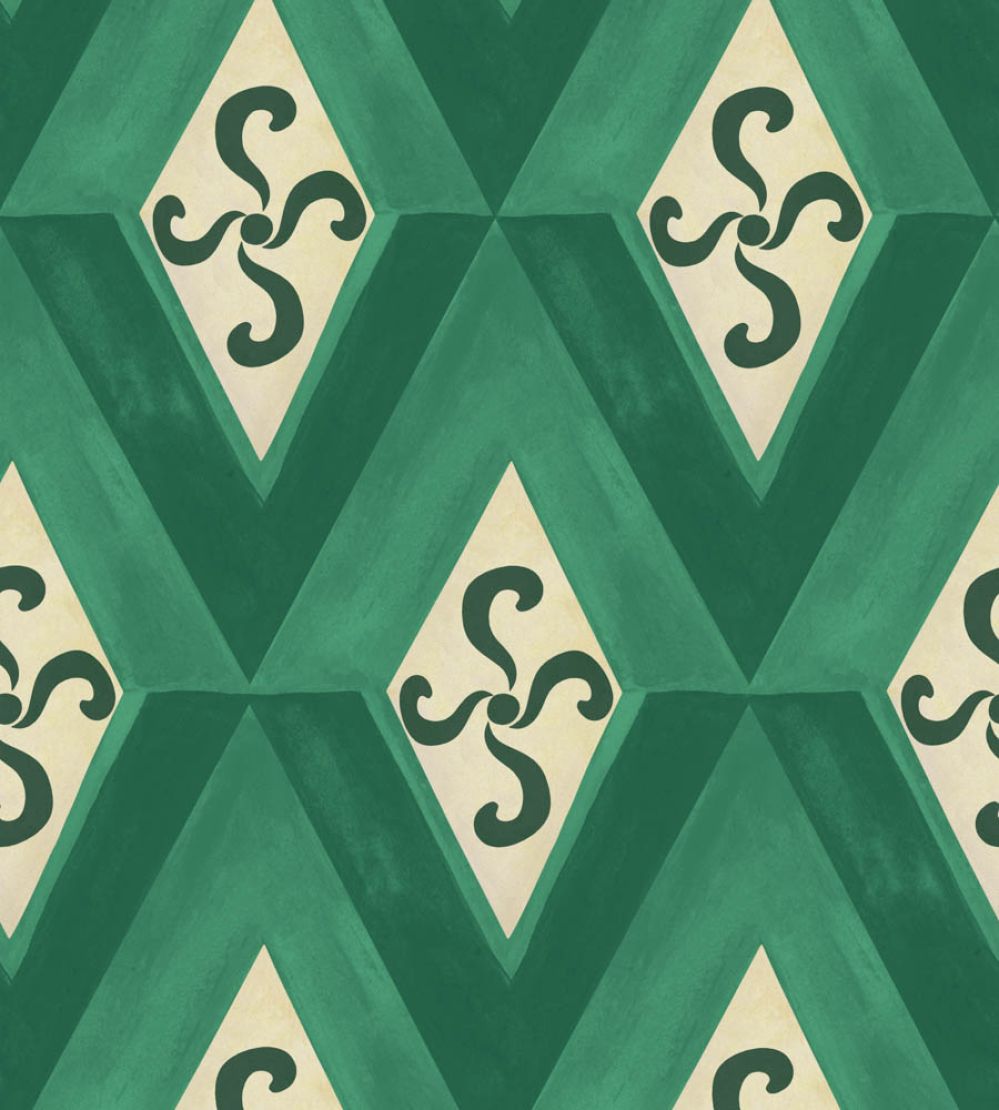 Girandola Wallpaper by MINDTHEGAP Emerald