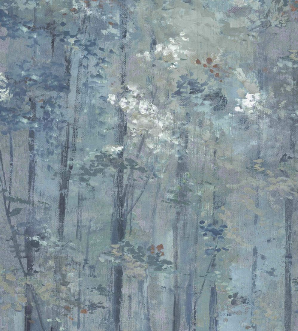 Glade Wallpaper by 1838 Wallcoverings Lagoon