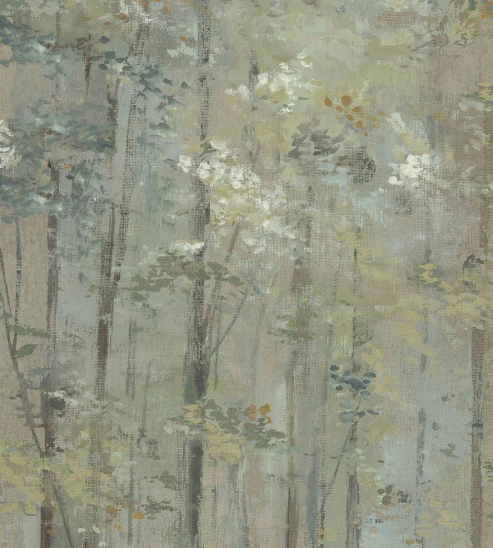 Glade Wallpaper by 1838 Wallcoverings Moss