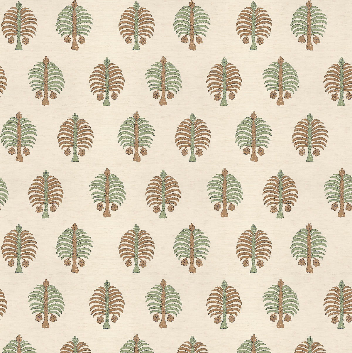 Gobi Grasscloth Garden Green wallpaper by Penny Morrison
