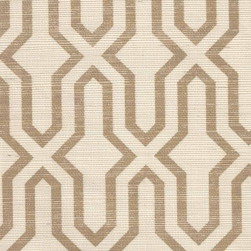 Gorrivan Fretwork Camel wallpaper by China Seas