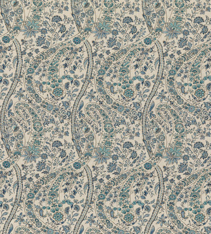 Bukhara Paisley Fabric by GP & J Baker Blue
