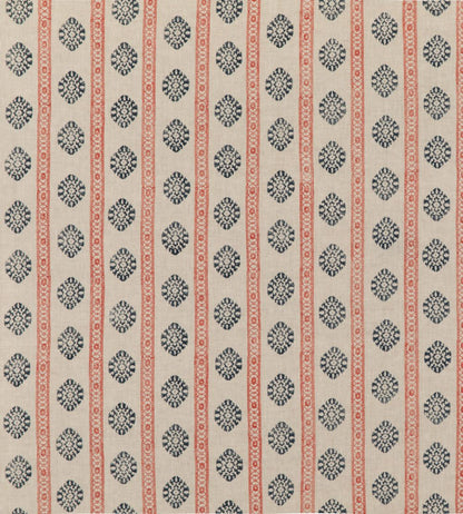 Alma Fabric by GP & J Baker Red/Indigo