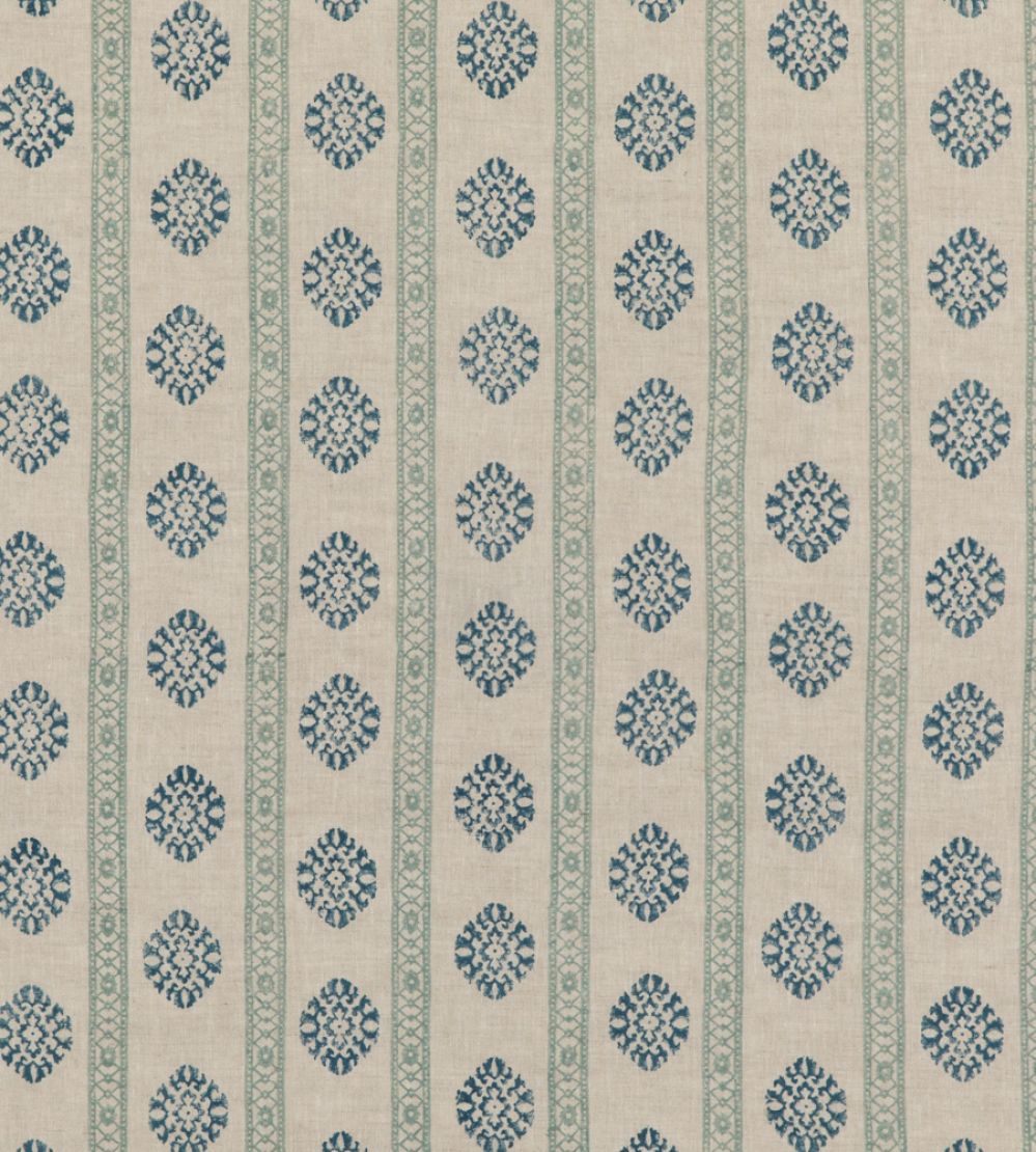 Alma Fabric by GP & J Baker Aqua