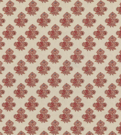 Poppy Paisley Fabric by GP & J Baker Red