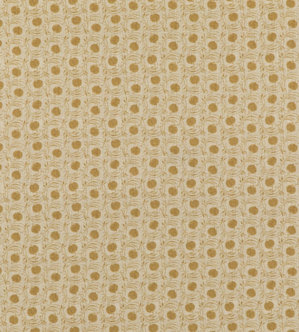 Seed Pod Fabric by GP & J Baker Ochre