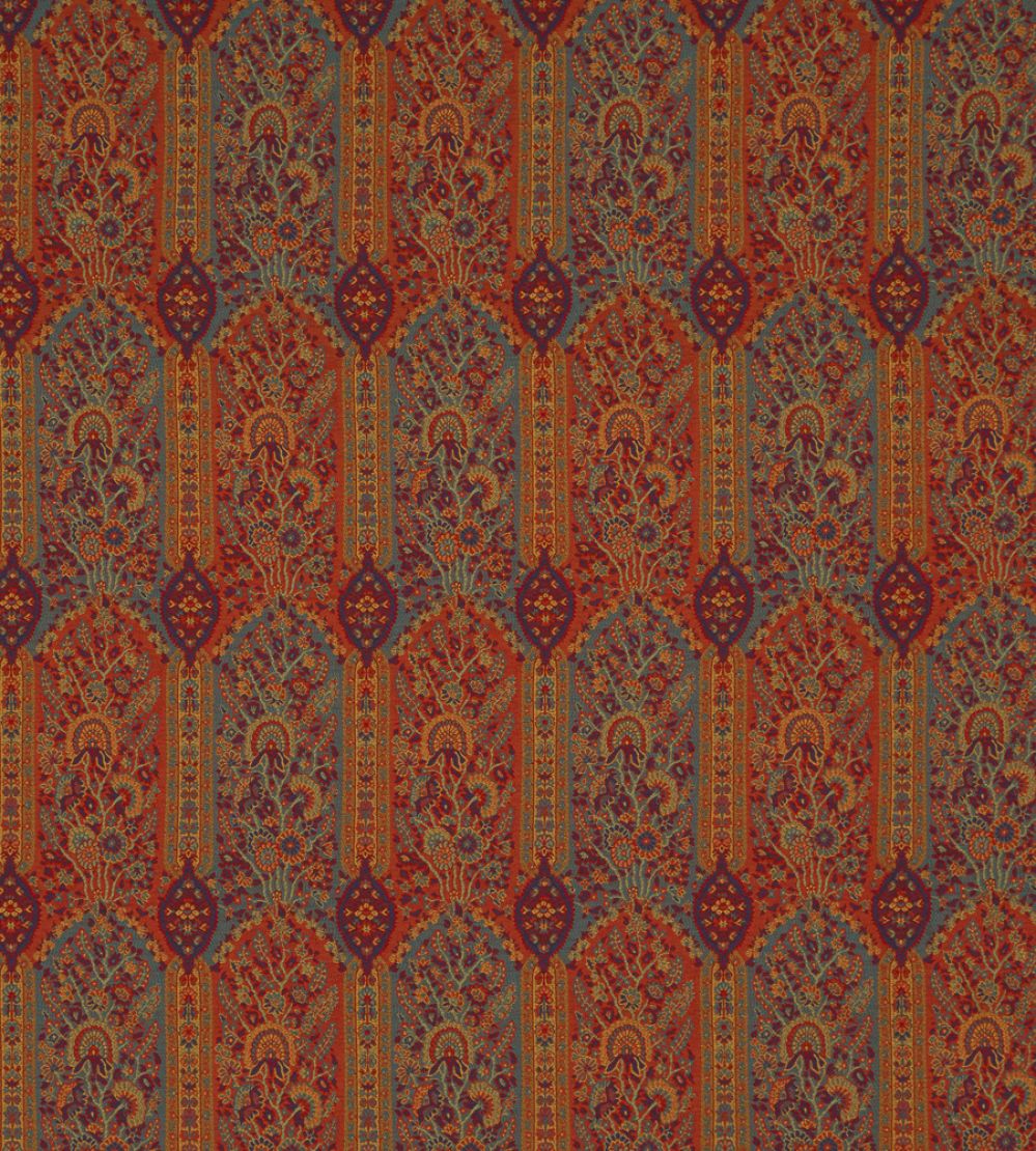 Winton Fabric by GP & J Baker Spice/Teal