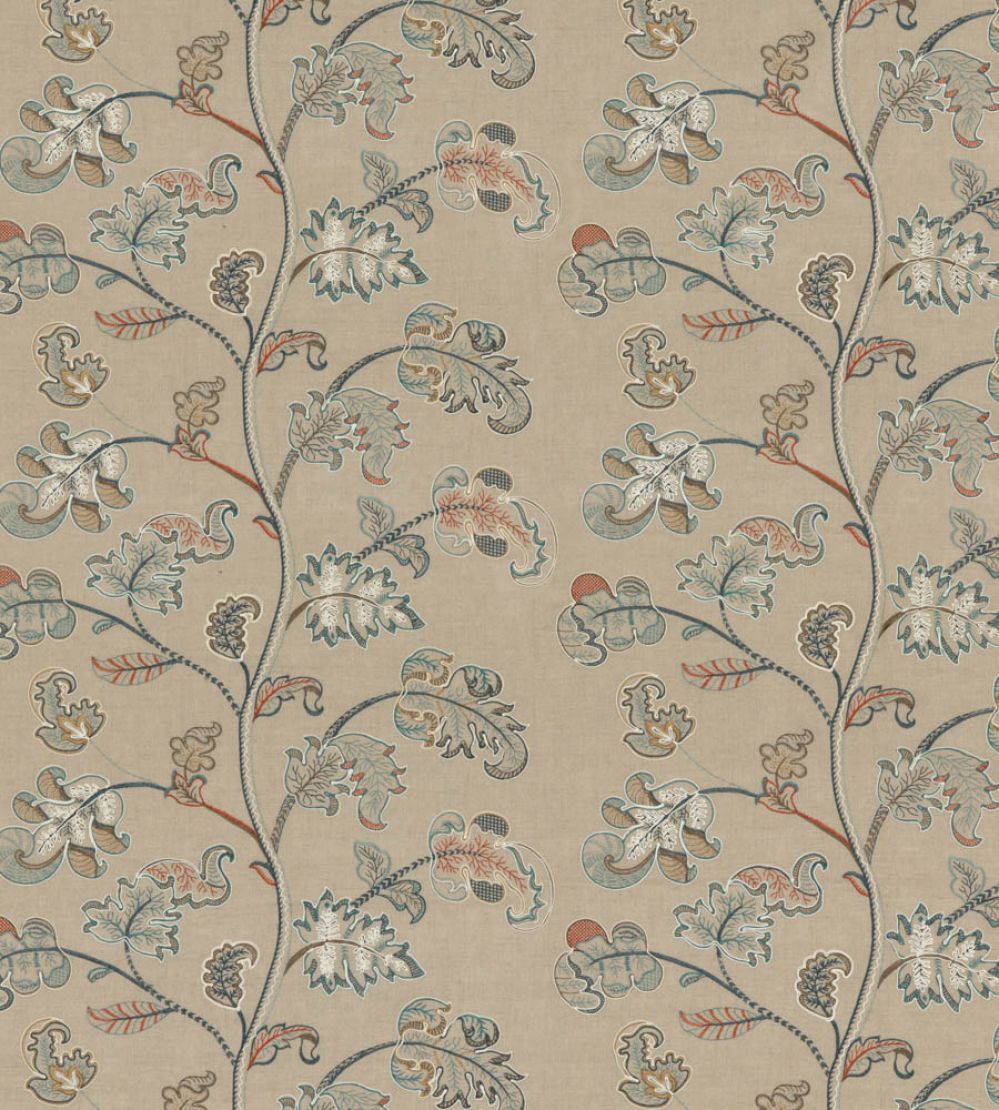 Alderwood Fabric by GP & J Baker Teal
