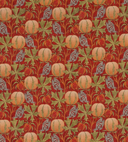 Pumpkins Fabric by GP & J Baker Red/Green