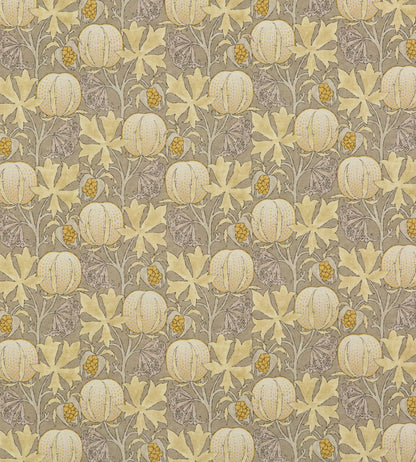 Pumpkins Fabric by GP & J Baker Grey/Ochre