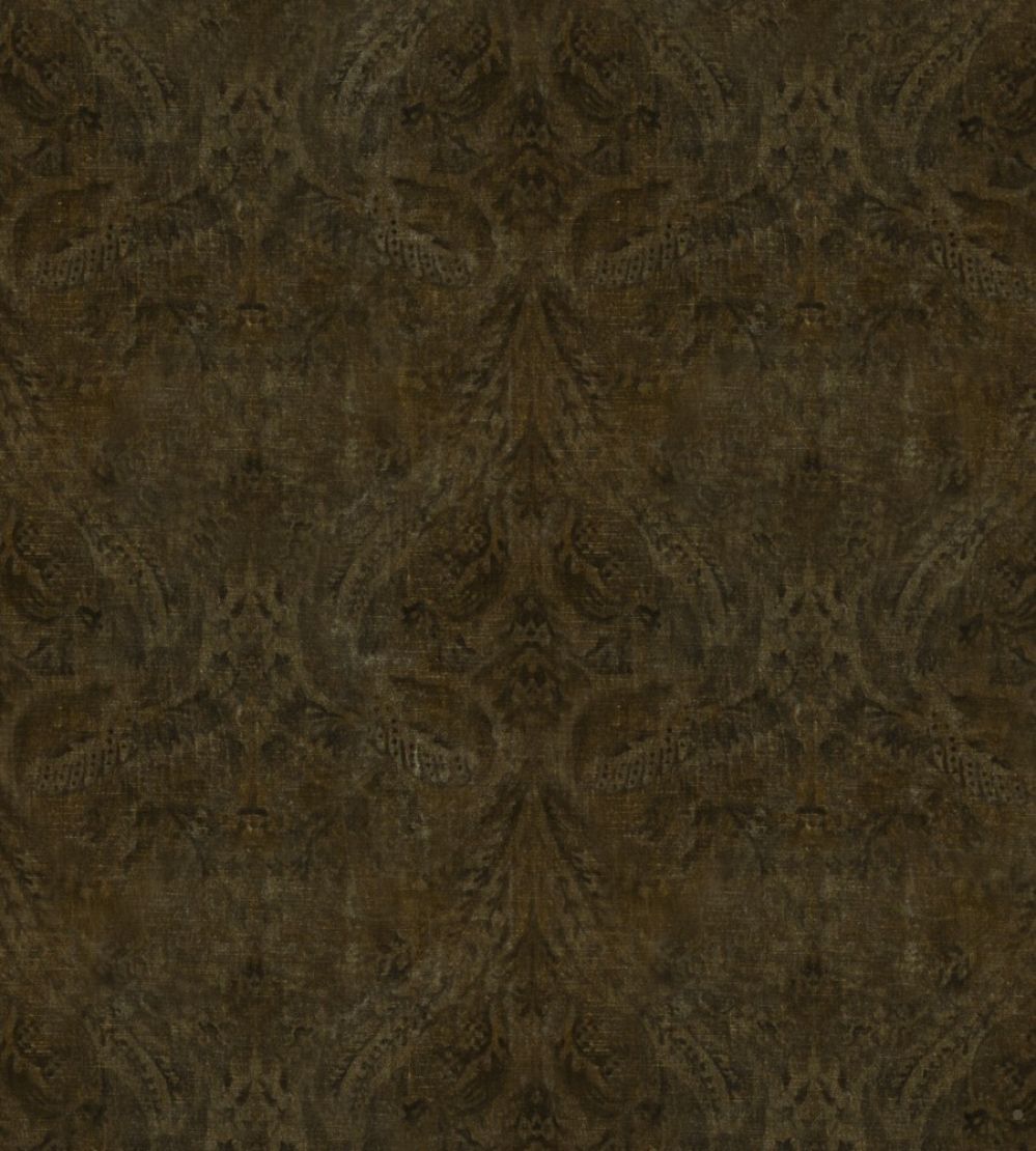 Royal Damask Velvet Fabric by GP & J Baker Bronze