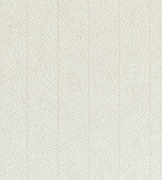 Herringbone Wallpaper by GP & J Baker Stone