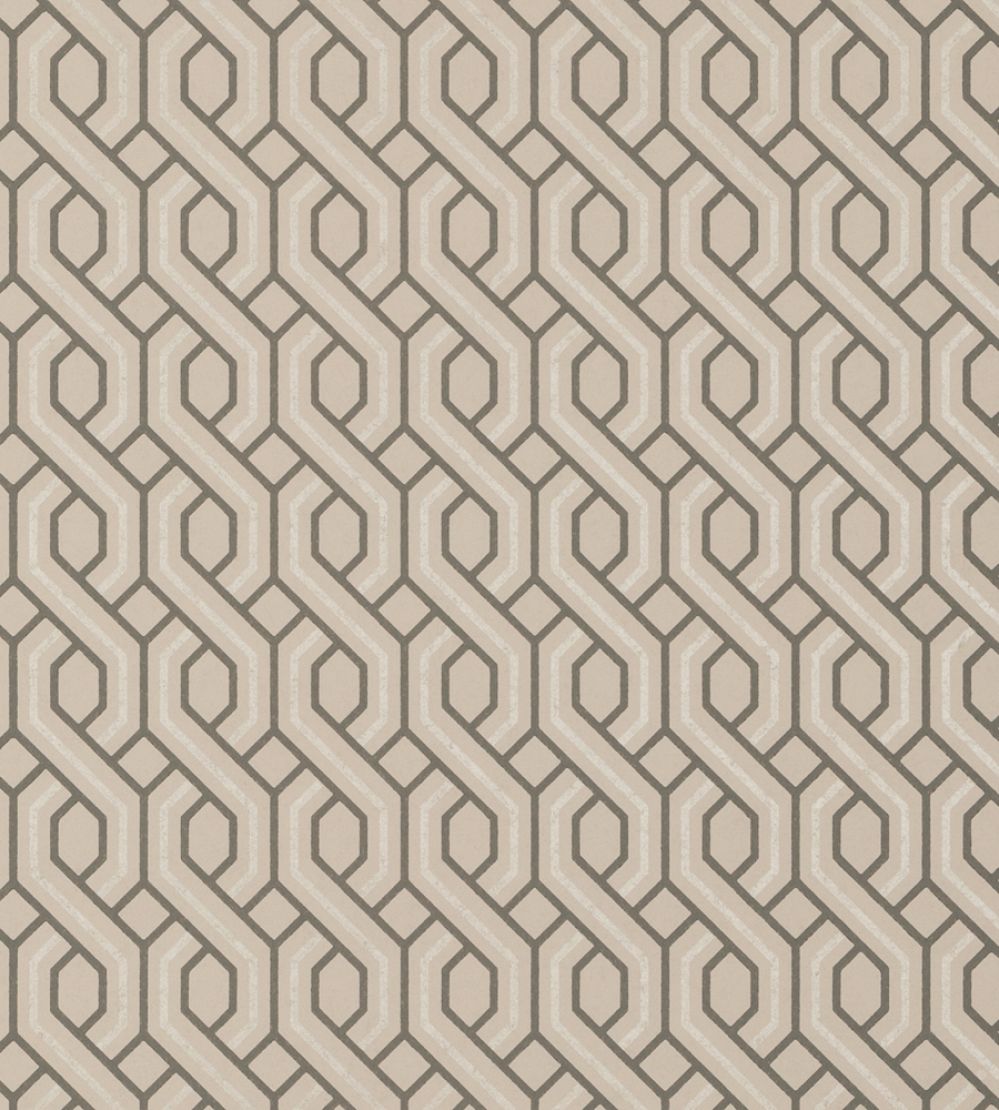 Boxwood Trellis Wallpaper by GP & J Baker Blush