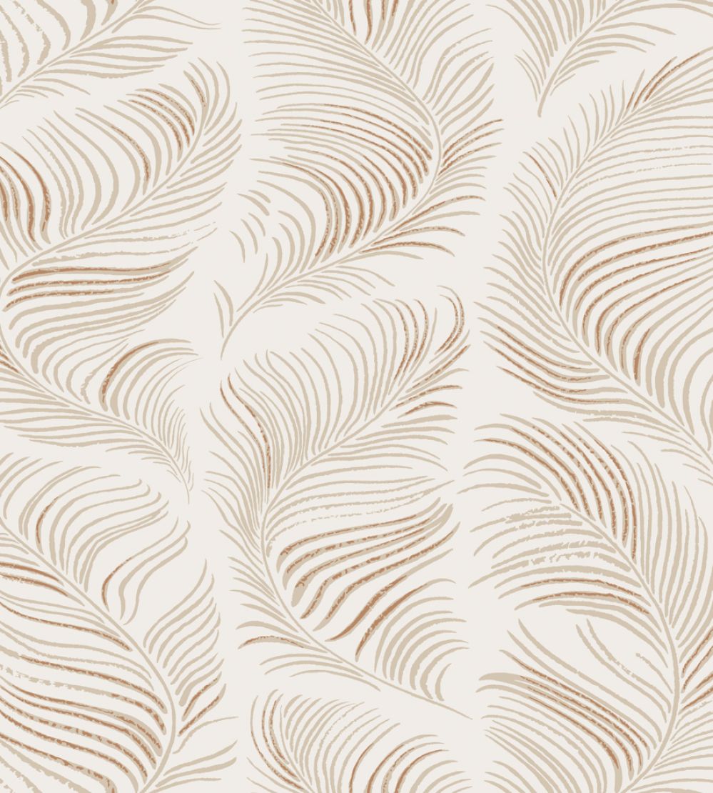 Grace Wallpaper by Sandberg Beige