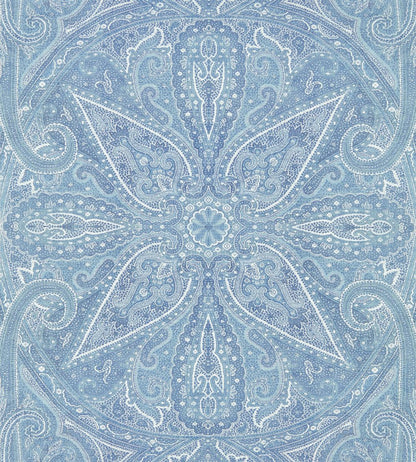 Grand Paisley Wallpaper by Zoffany Indigo