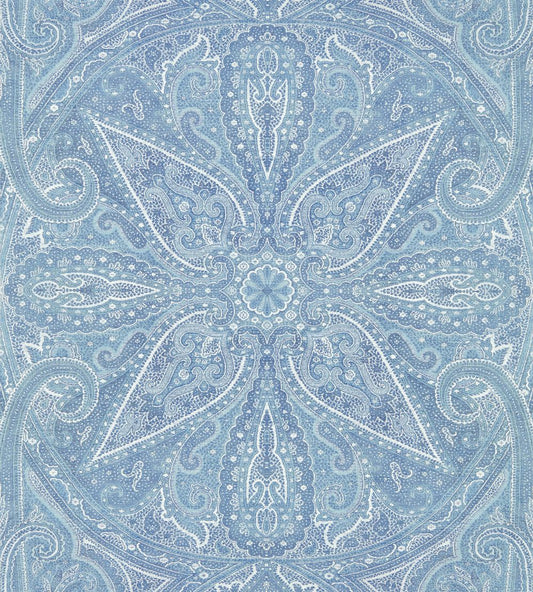 Grand Paisley Wallpaper by Zoffany Indigo