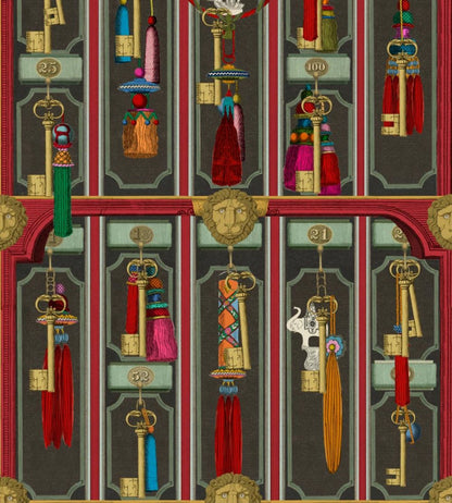 Grand Suite Keys Wallpaper by MINDTHEGAP Anthracite